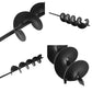 Power Garden Auger Small Earth Planter 75 x 600MM - Black