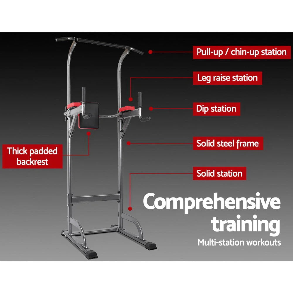 Exercise Tower Power Tower 4‑in‑1 Multi‑Function Station, Fitness Gym Equipment – Home ...