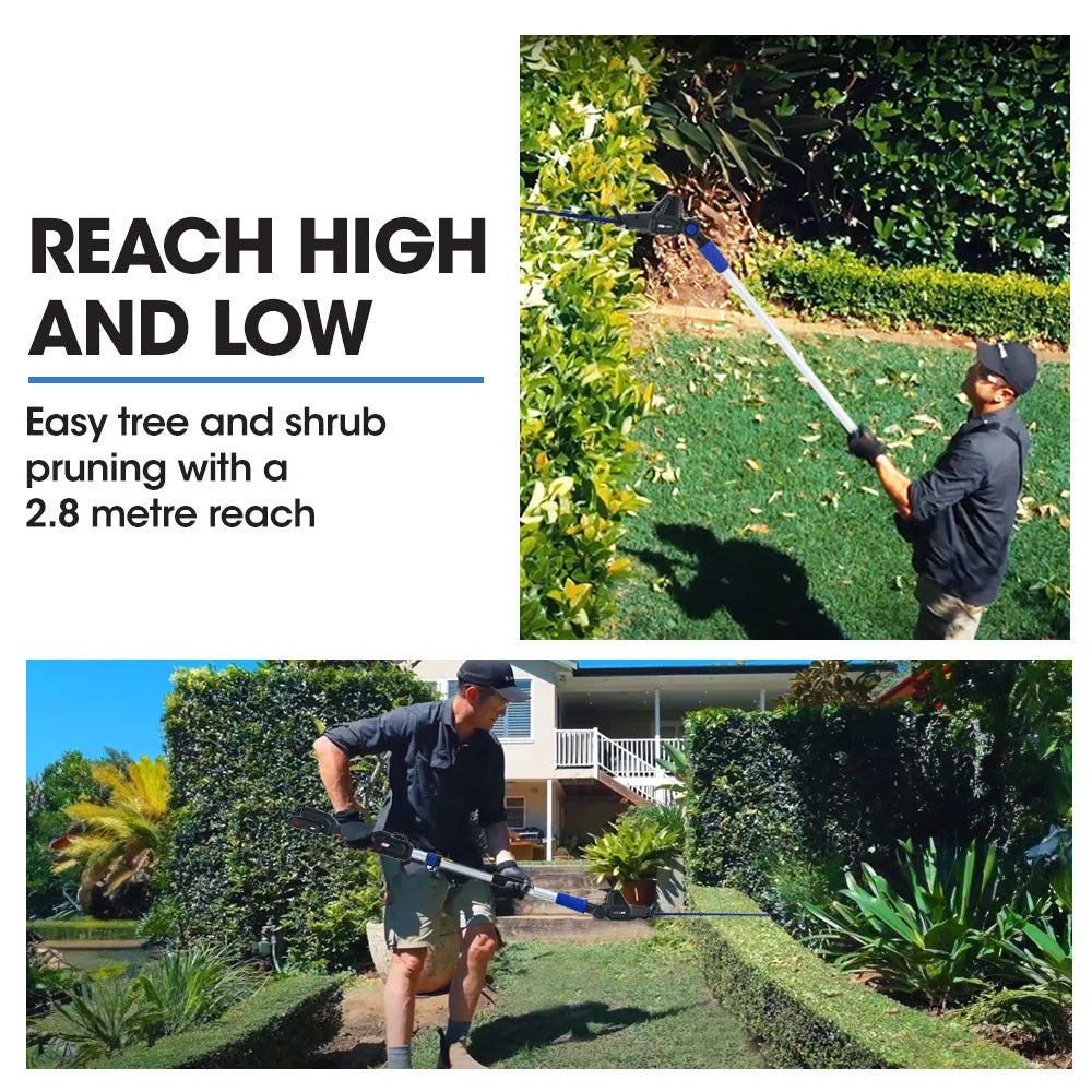 POWERBLADE 20V Cordless Pole Saw & Hedge Trimmer Combo 8’’
