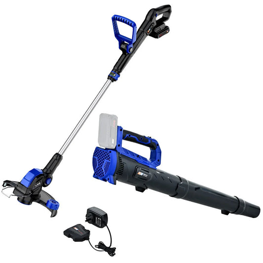 POWERBLADE 20V Leaf Blower & Line Trimmer / Edger Combo Kit
