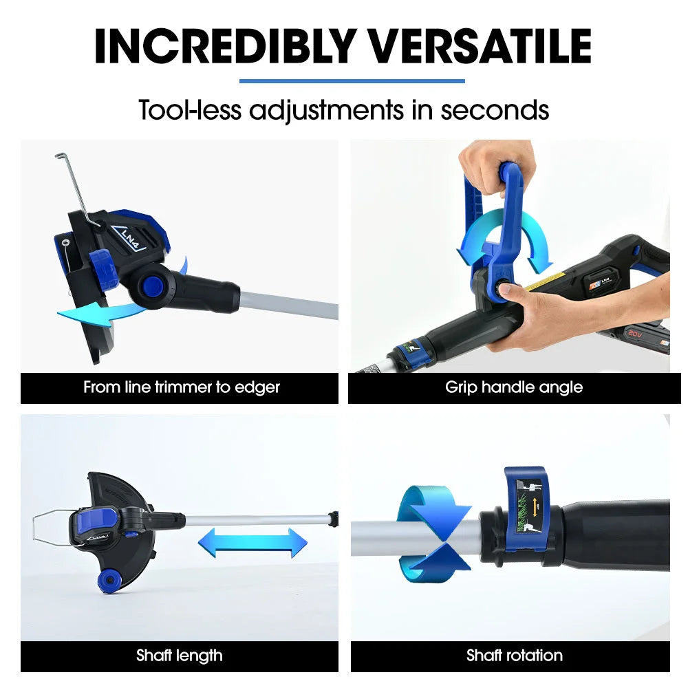 POWERBLADE 20V Leaf Blower & Line Trimmer / Edger Combo Kit