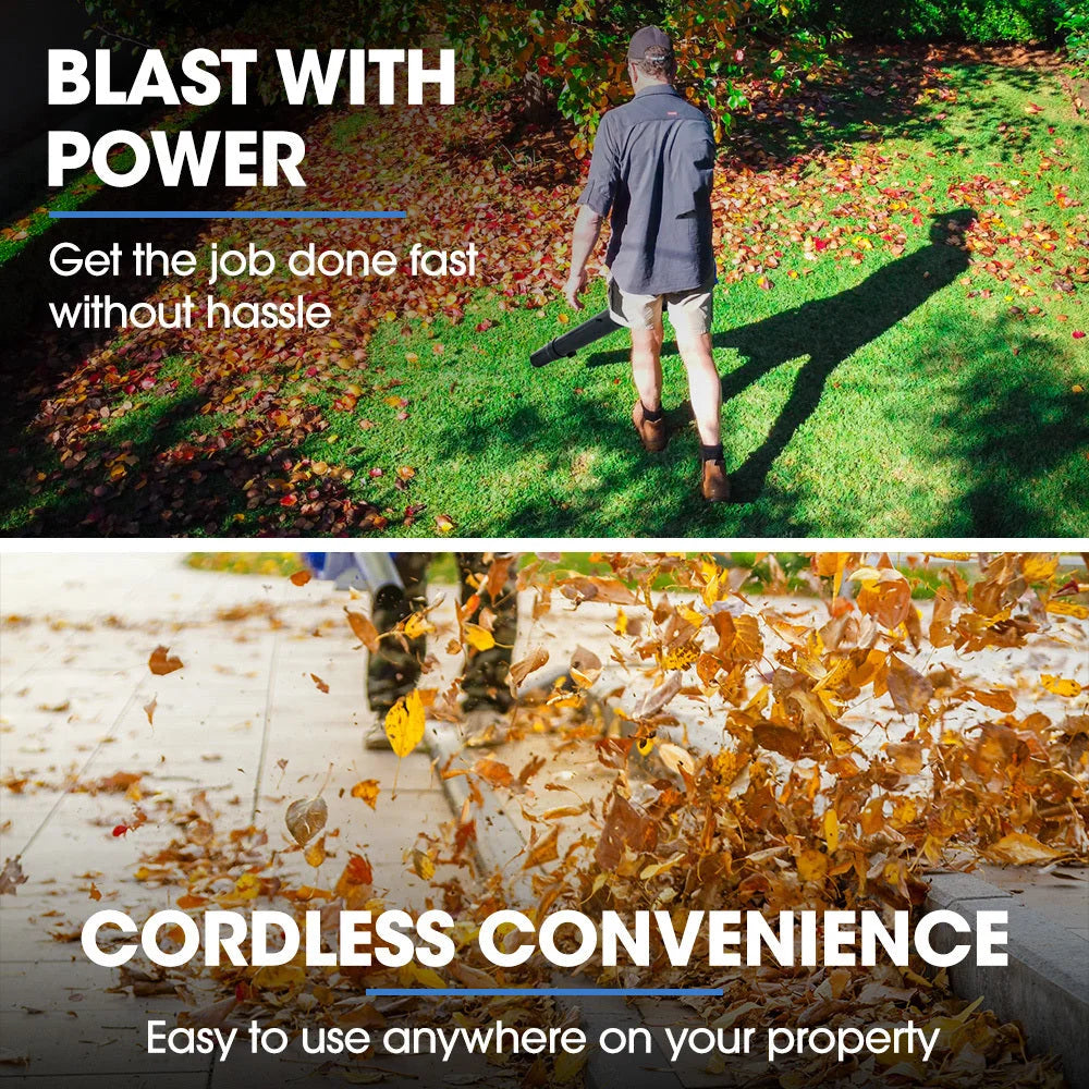 POWERBLADE 20V Leaf Blower & Line Trimmer / Edger Combo Kit