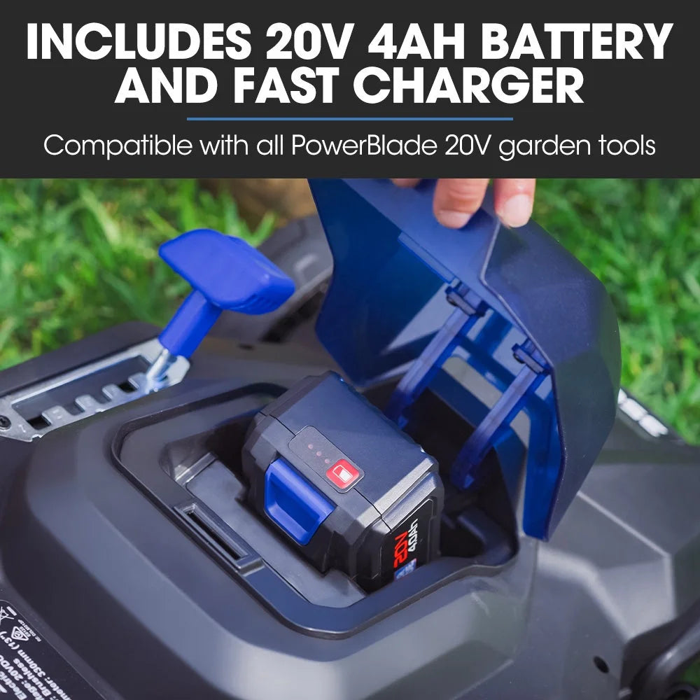 POWERBLADE 350CX 20V 13’’ Cordless Lawn Mower Kit Fast