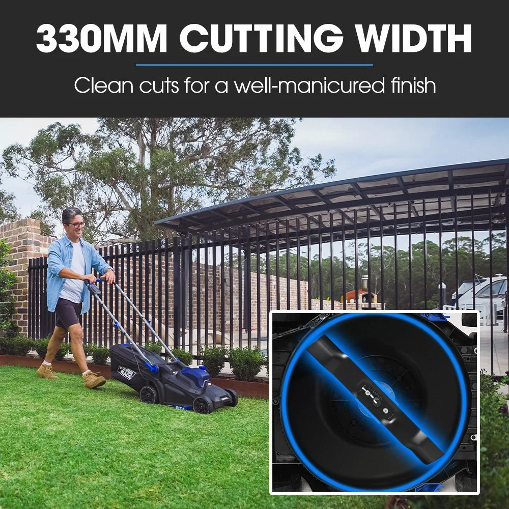 POWERBLADE 350CX 20V 13’’ Cordless Lawn Mower Kit Fast