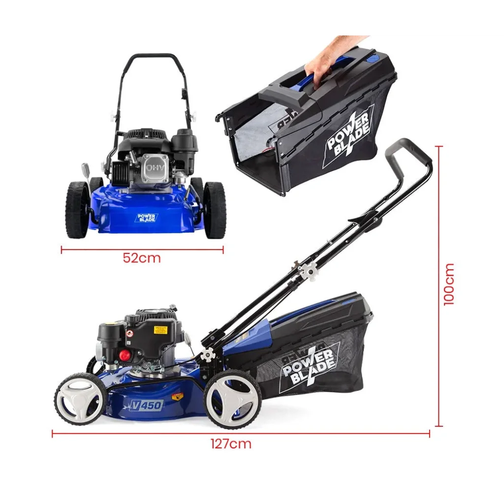 POWERBLADE Lawn Mower 139CC 17’’ Petrol Powered Push