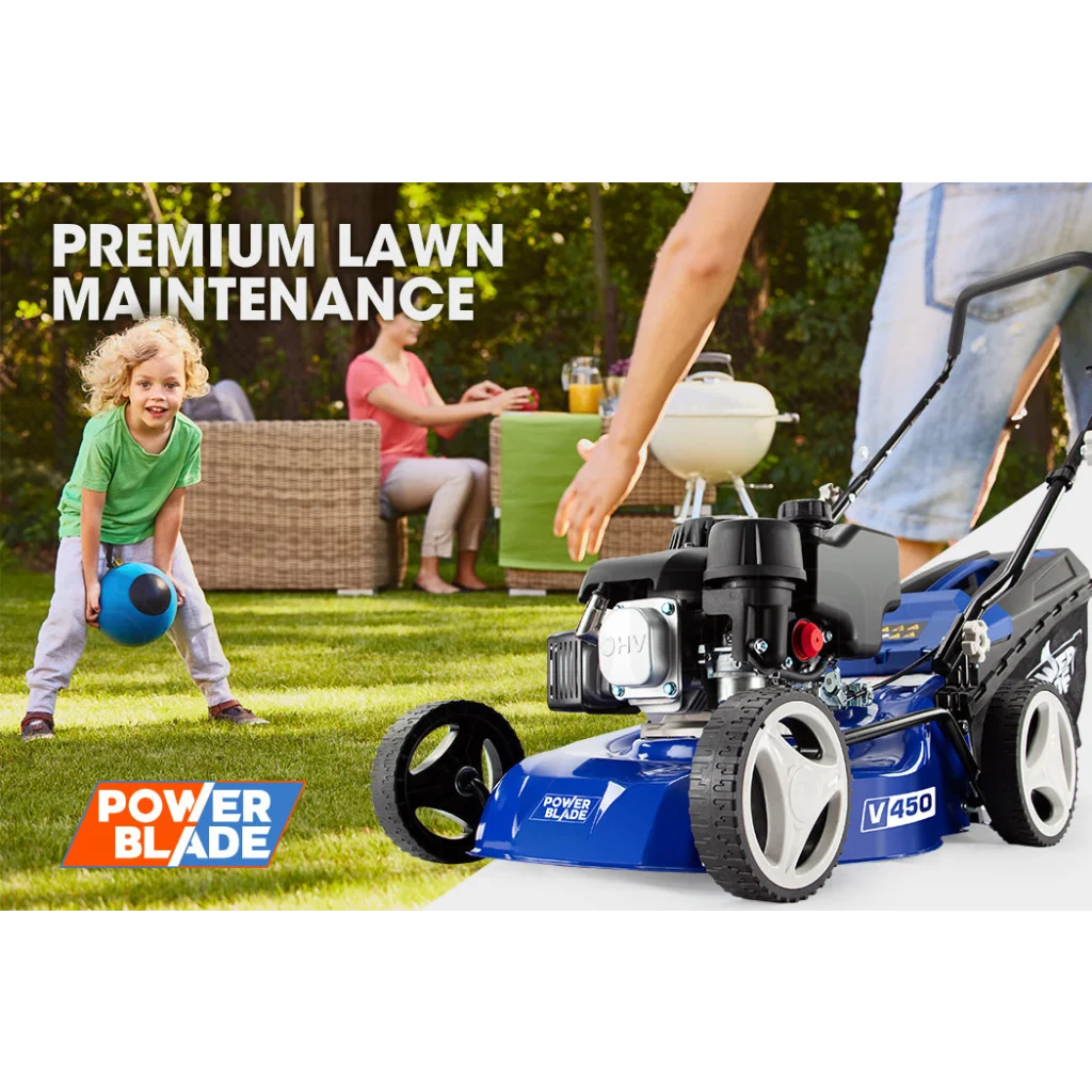POWERBLADE Lawn Mower 139CC 17’’ Petrol Powered Push