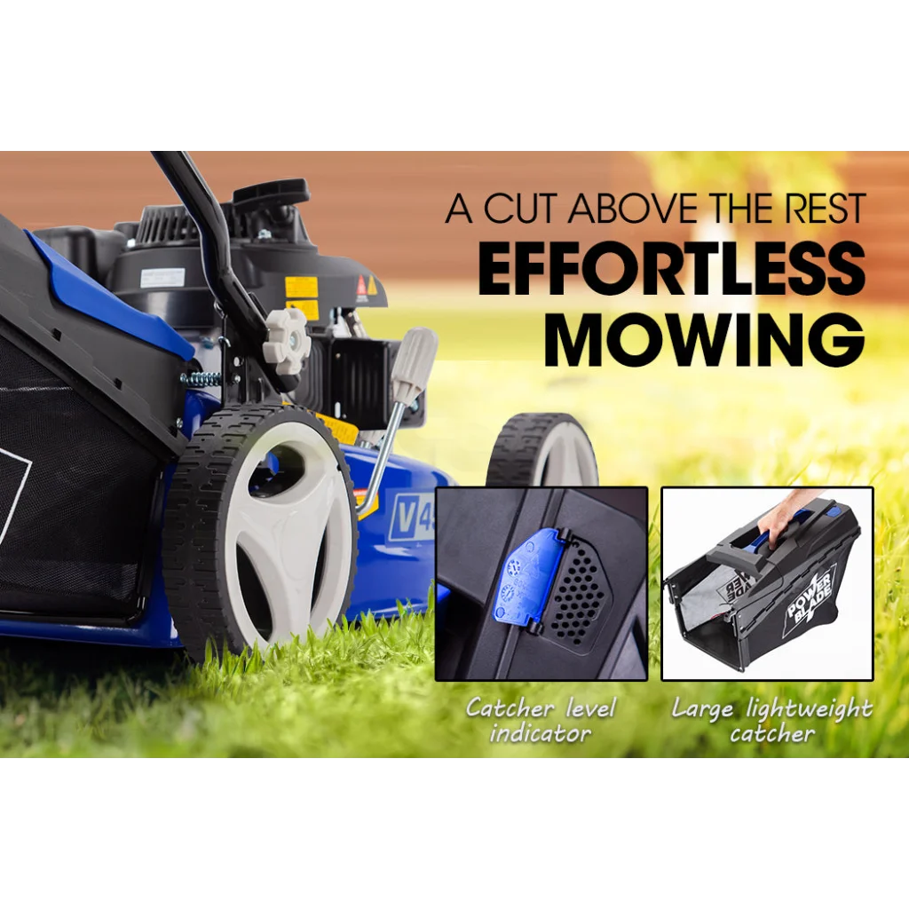 POWERBLADE Lawn Mower 139CC 17’’ Petrol Powered Push