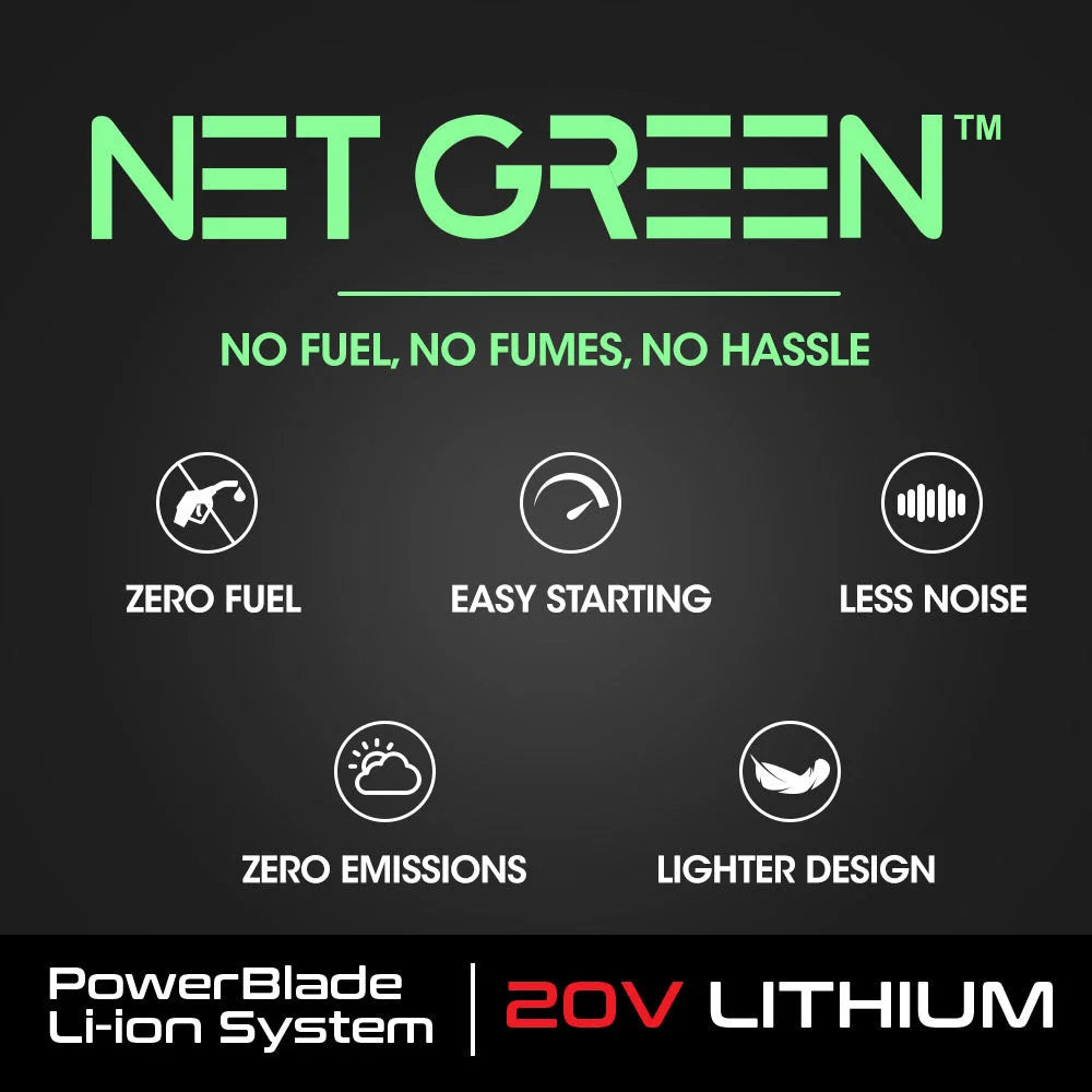 POWERBLADE LN4 20V Cordless Electric Line Trimmer & Garden
