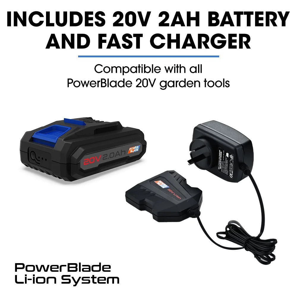 POWERBLADE LN4 20V Cordless Electric Line Trimmer & Garden
