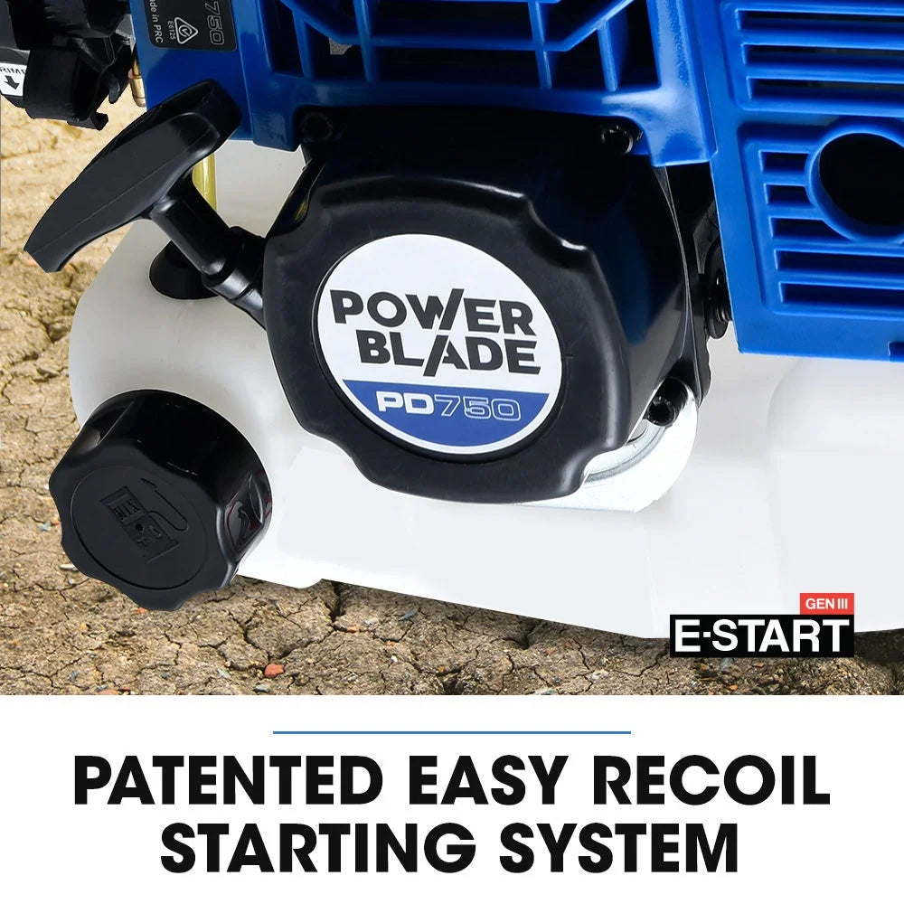 POWERBLADE PD750 52cc 2-Stroke Petrol Post Hole Digger