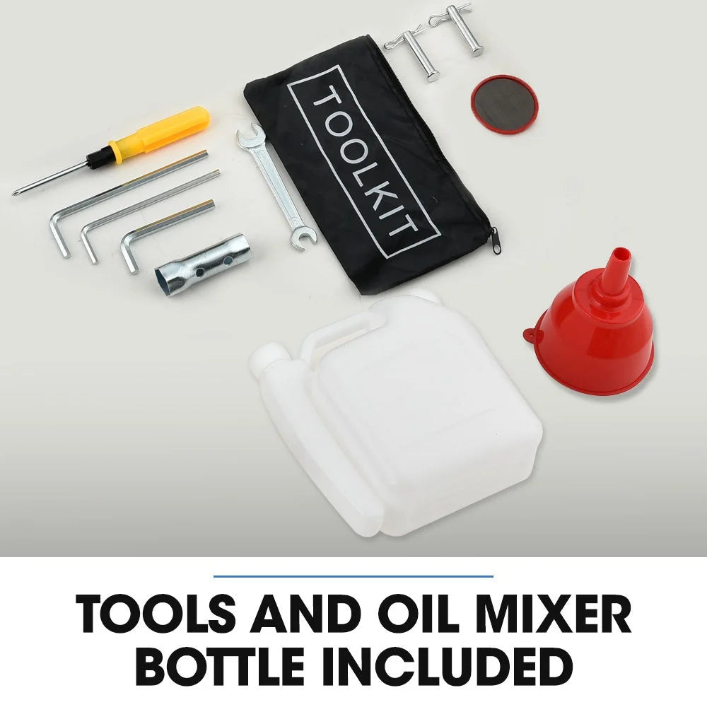 POWERBLADE PD950 52cc 2-Stroke Petrol Post Hole Digger w/ 3