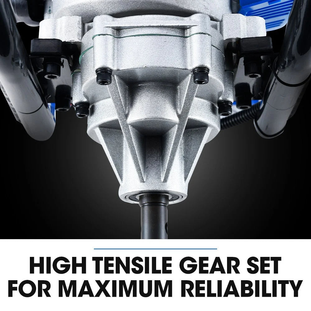 POWERBLADE PD950 52cc 2-Stroke Petrol Post Hole Digger w/ 3