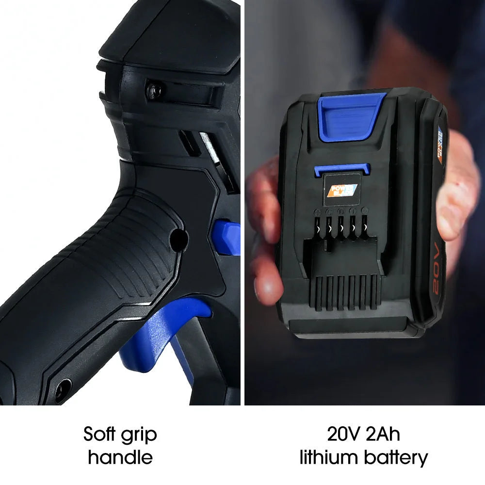 POWERBLADE SW6 20V Cordless Mini Chainsaw Kit Electric Tree