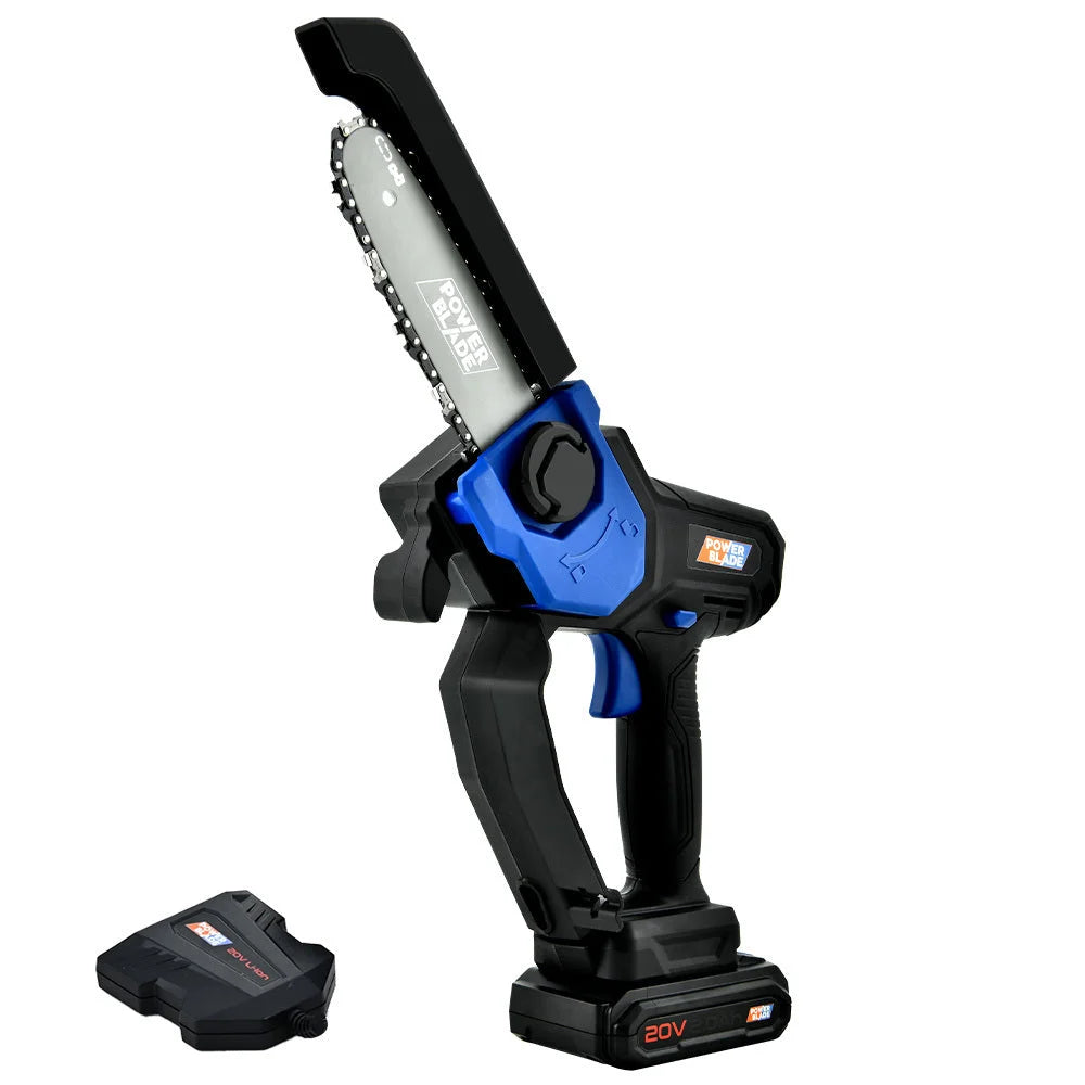 POWERBLADE SW6 20V Cordless Mini Chainsaw Kit Electric Tree
