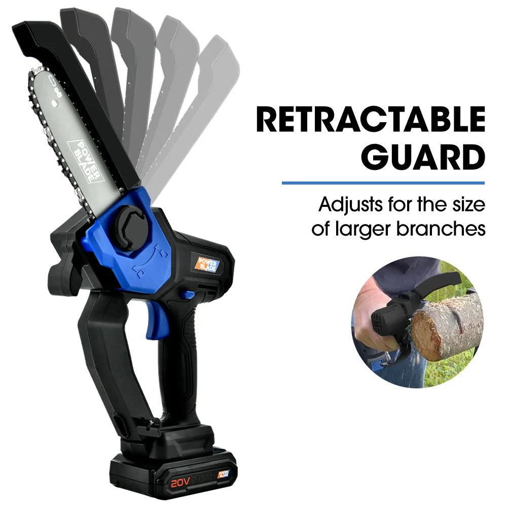 POWERBLADE SW6 20V Cordless Mini Chainsaw Kit Electric Tree