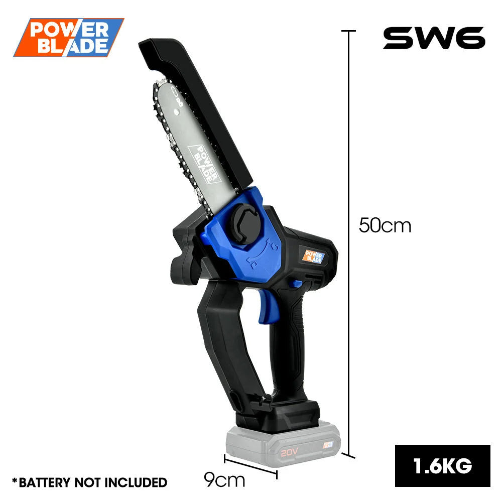POWERBLADE SW6 20V Cordless Mini Chainsaw Skin Only