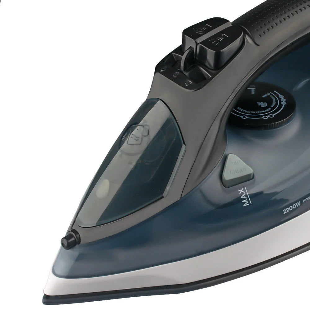 Powerful 2200W Electric Steam Iron with Ceramic Soleplate &