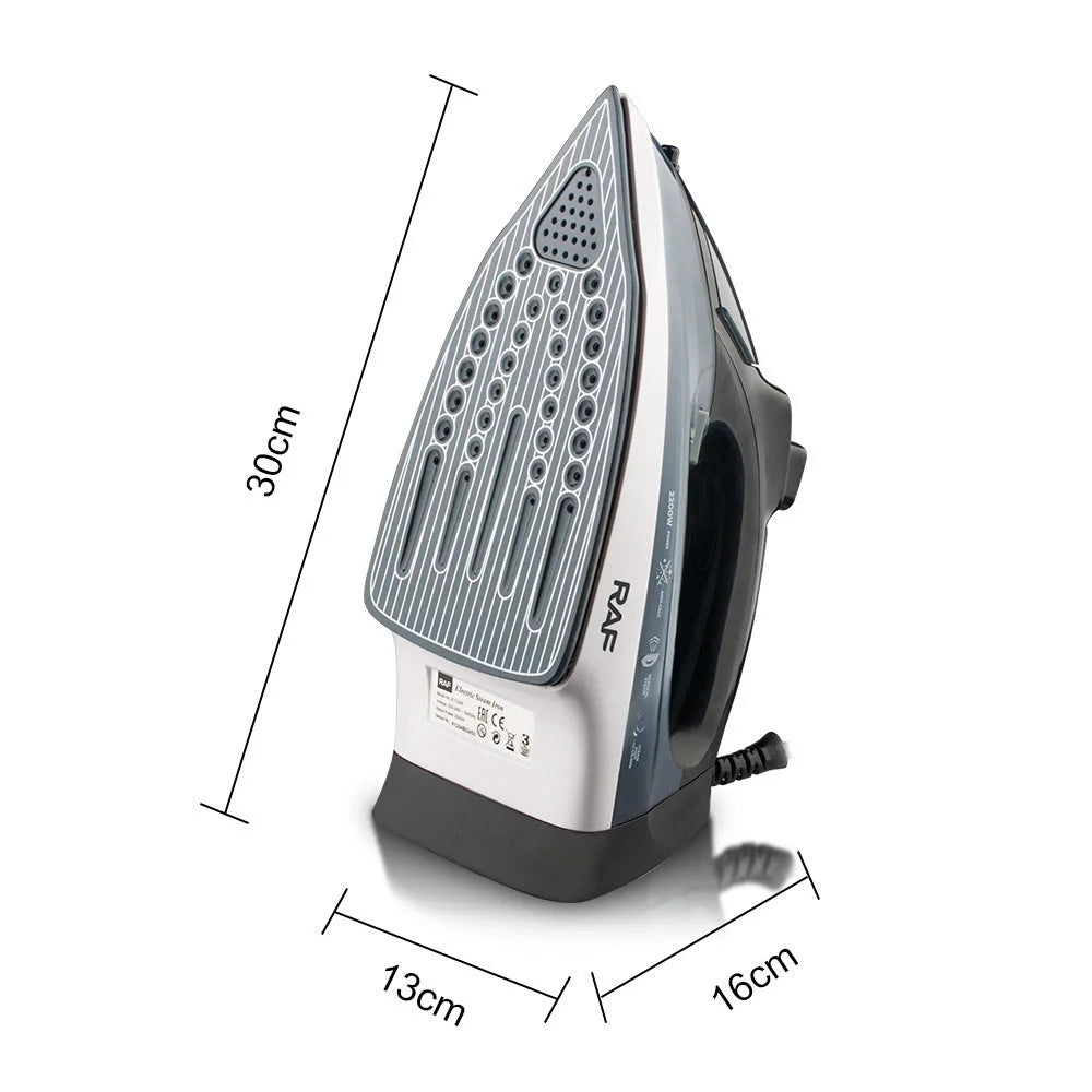 Powerful 2200W Electric Steam Iron with Ceramic Soleplate &