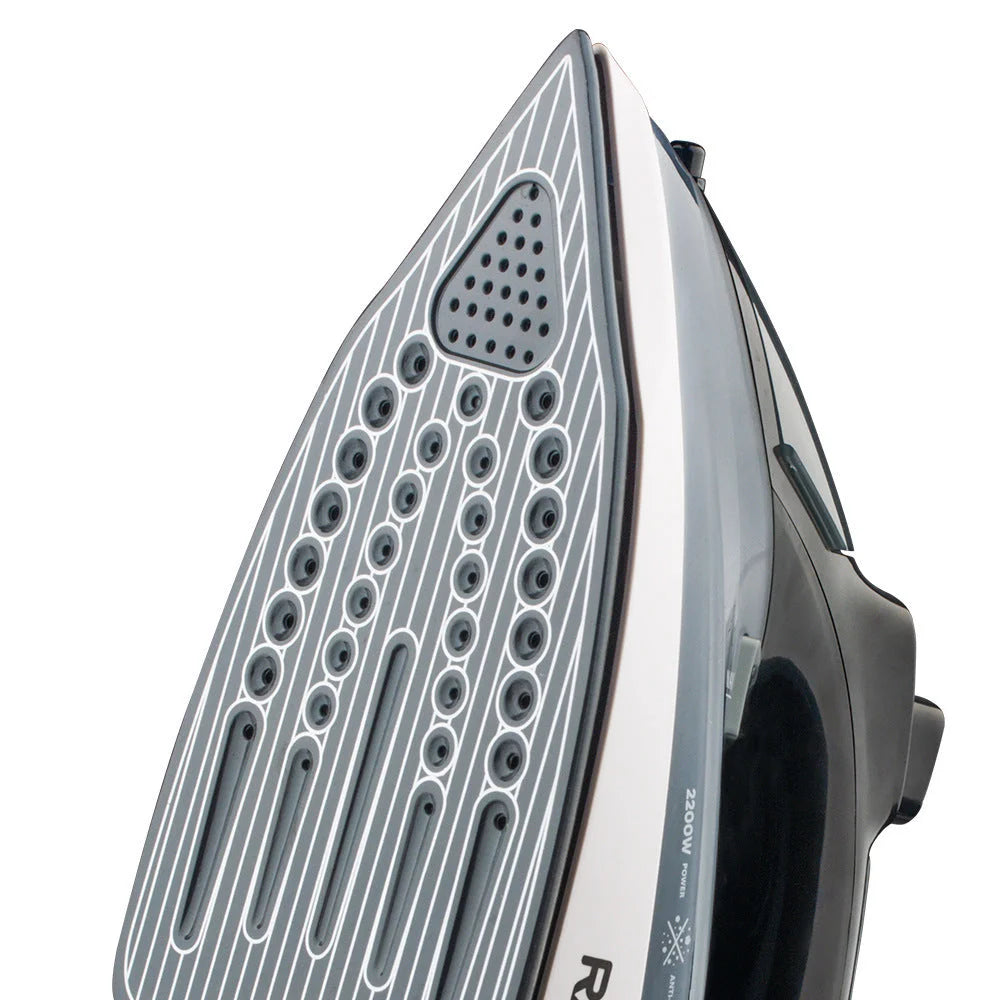 Powerful 2200W Electric Steam Iron with Ceramic Soleplate &