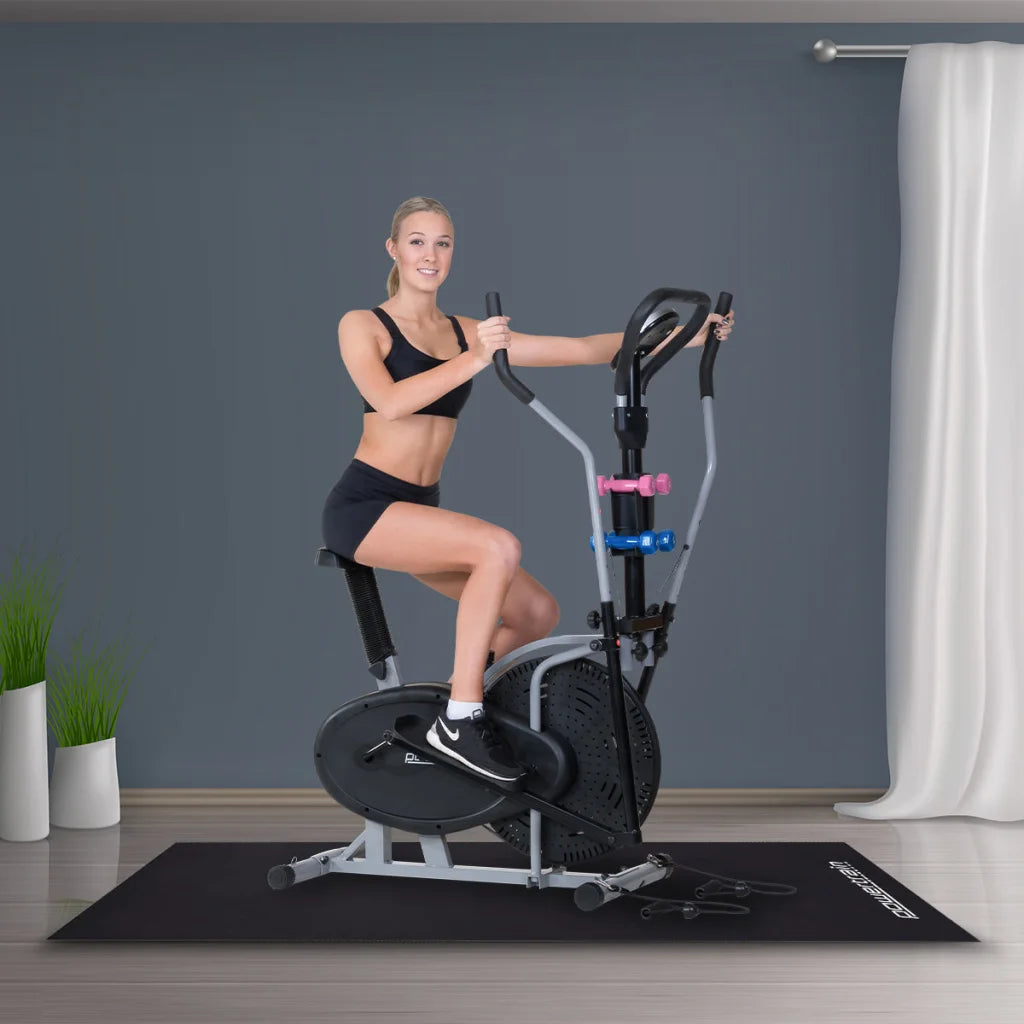 Powertrain 1.5m Exercise Equipment Mat - Sports & Fitness >