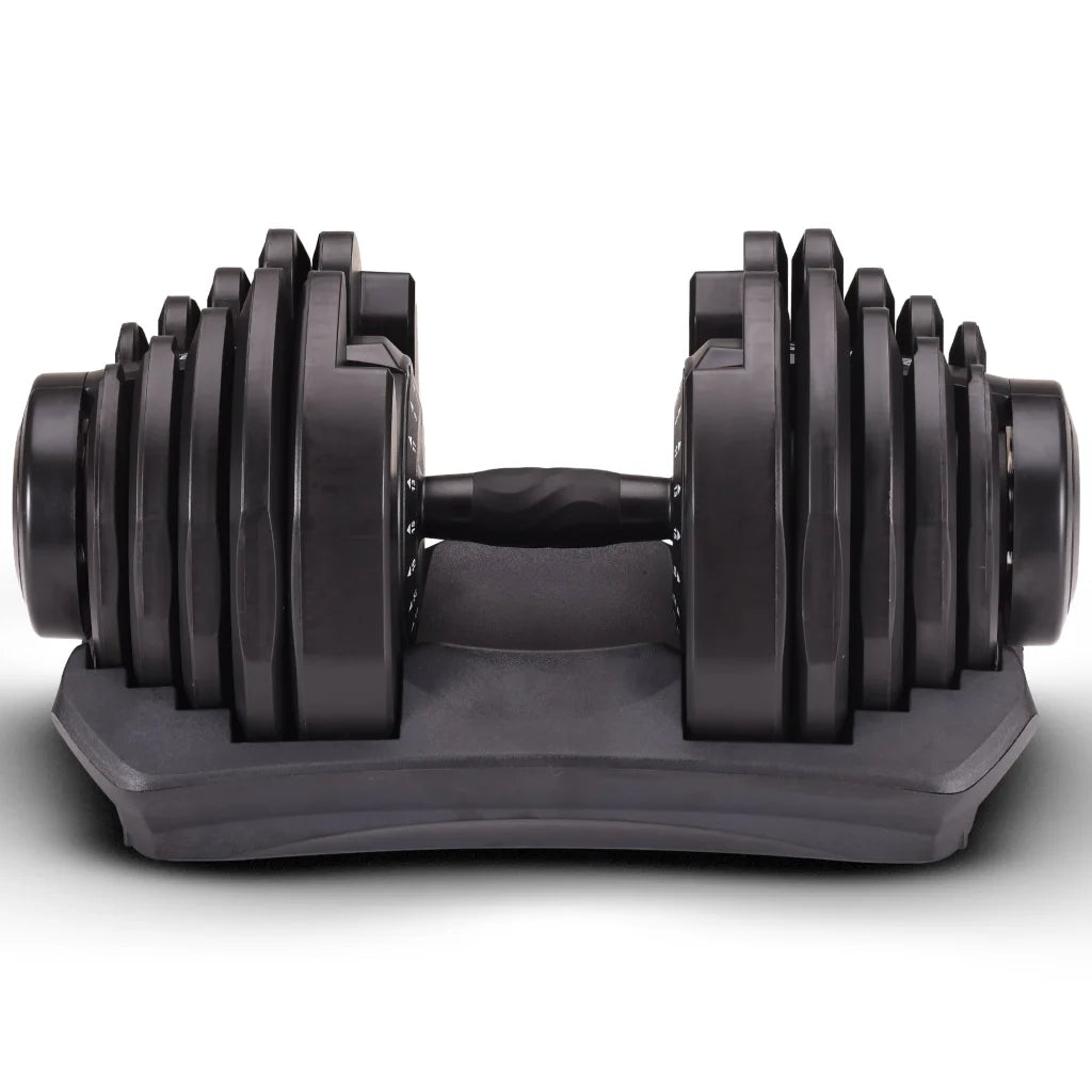 Powertrain 1x 40kg Adjustable Dumbbell - Sports & Fitness >