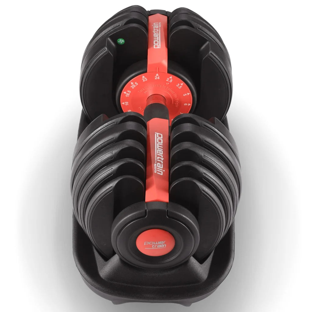 Powertrain 24kg Adjustable Dumbbell - Home & Garden > Gate
