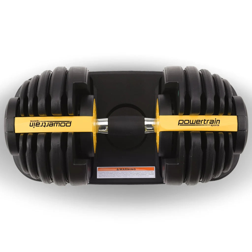 Powertrain adjustable gym with shape details and included parts