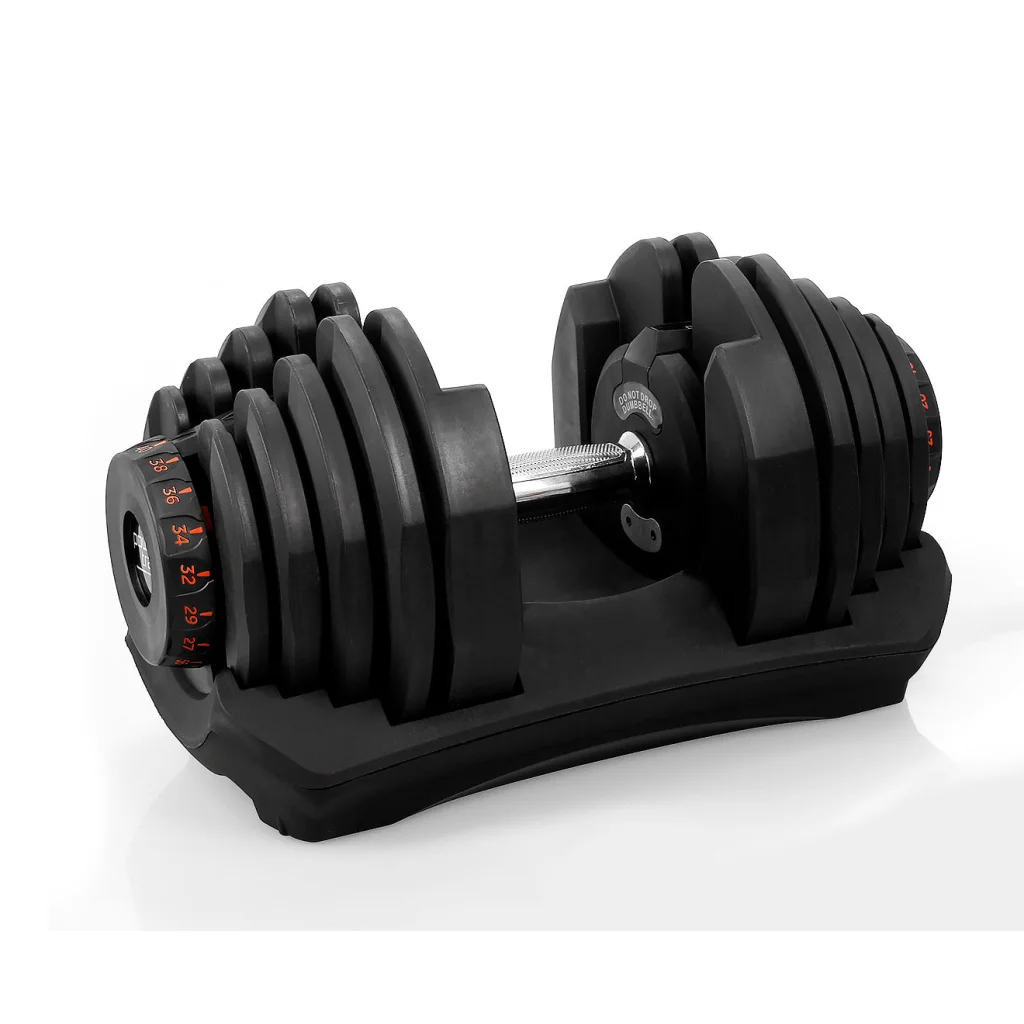 Powertrain 2x 40kg Powertrain Adjustable Dumbbells