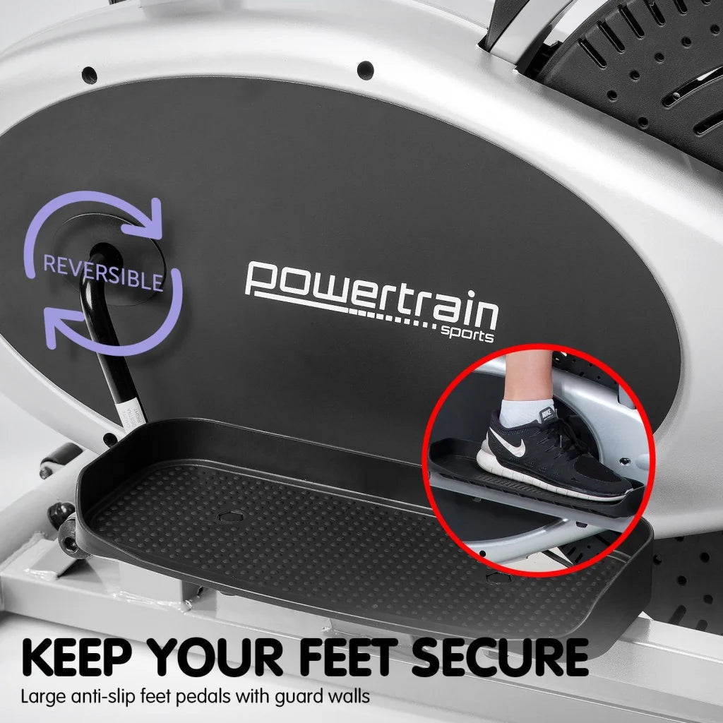 Powertrain 3-in-1 Elliptical Cross Trainer Exercise Bike