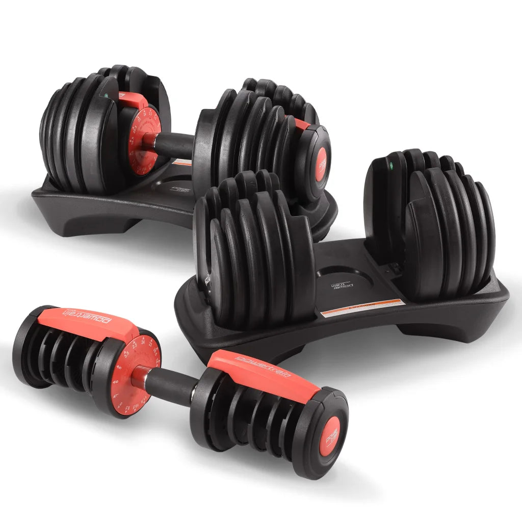 Powertrain 48k Adjustable Dumbbell Home Gym Set - Sports &