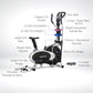 Powertrain 6-in-1 Elliptical Cross Trainer Bike