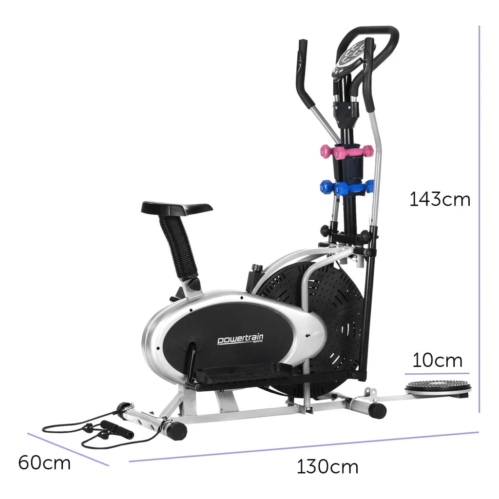 Powertrain 6-in-1 Elliptical Cross Trainer Bike
