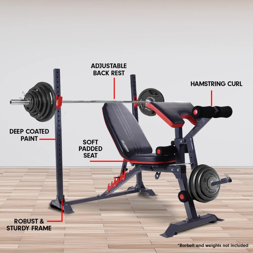 Powertrain Adjustable Weight Bench Home Gym Bench Press