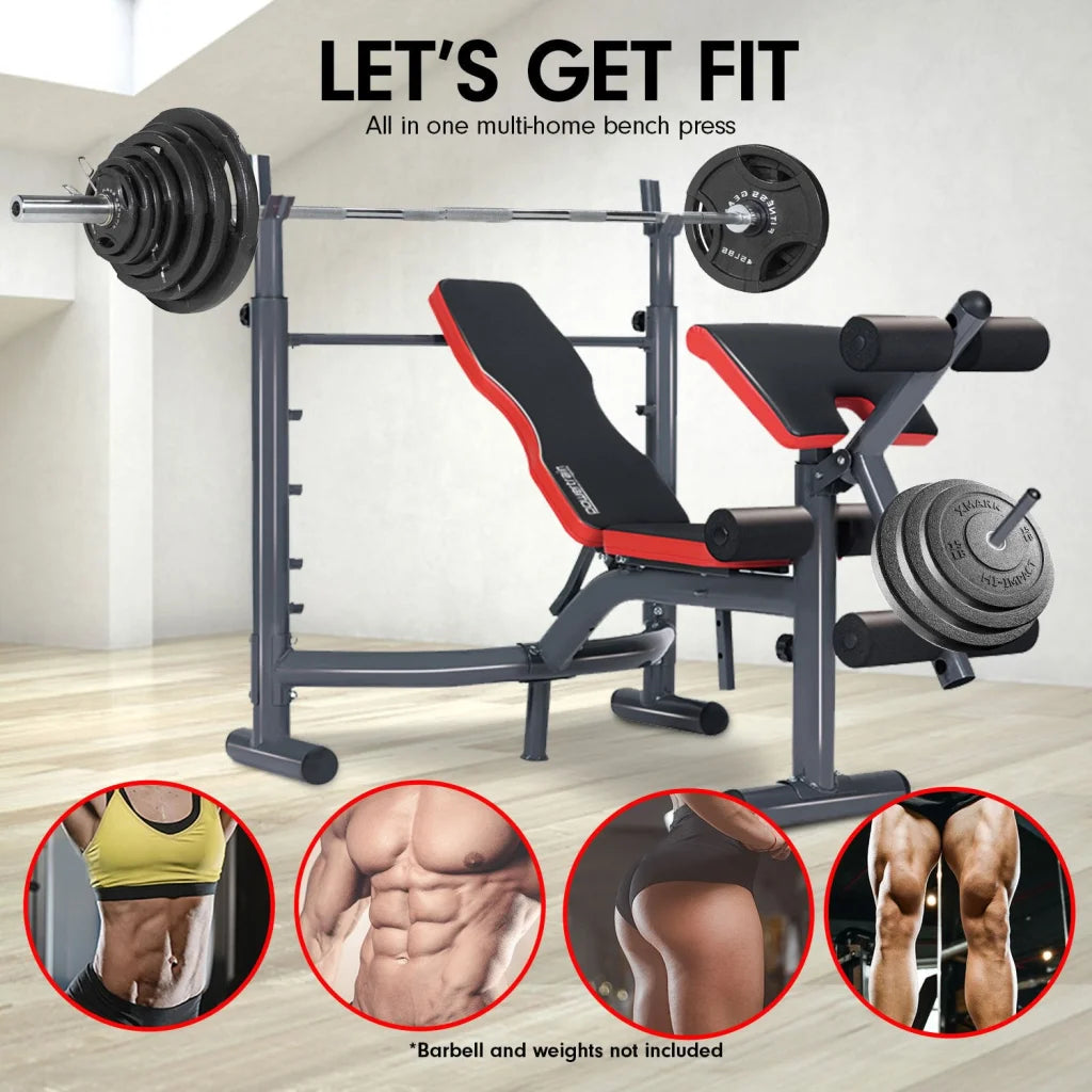 Powertrain Adjustable Weight Bench Home Gym Bench Press