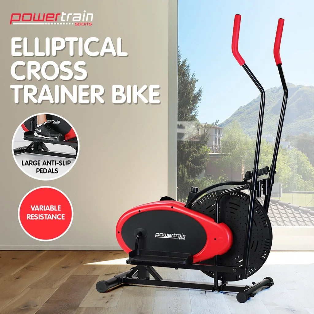 Powertrain Elliptical Cross Trainer Bike - Sports & Fitness
