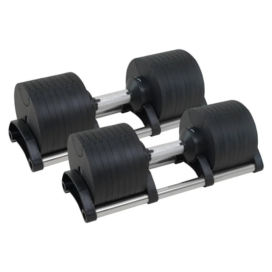 Powertrain Eon 2 x 36kg Dial-Up Adjustable Dumbbell Home