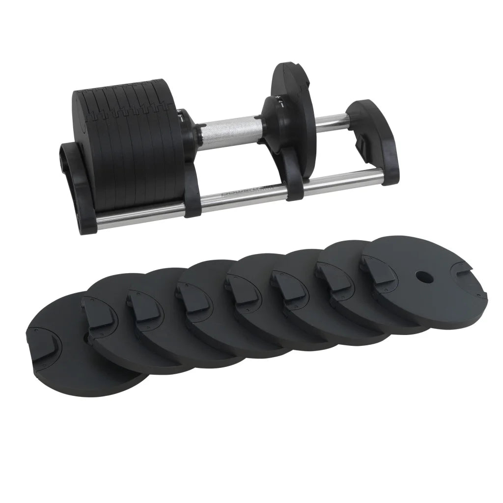 Powertrain eon dial with caster wheels and side handle rail