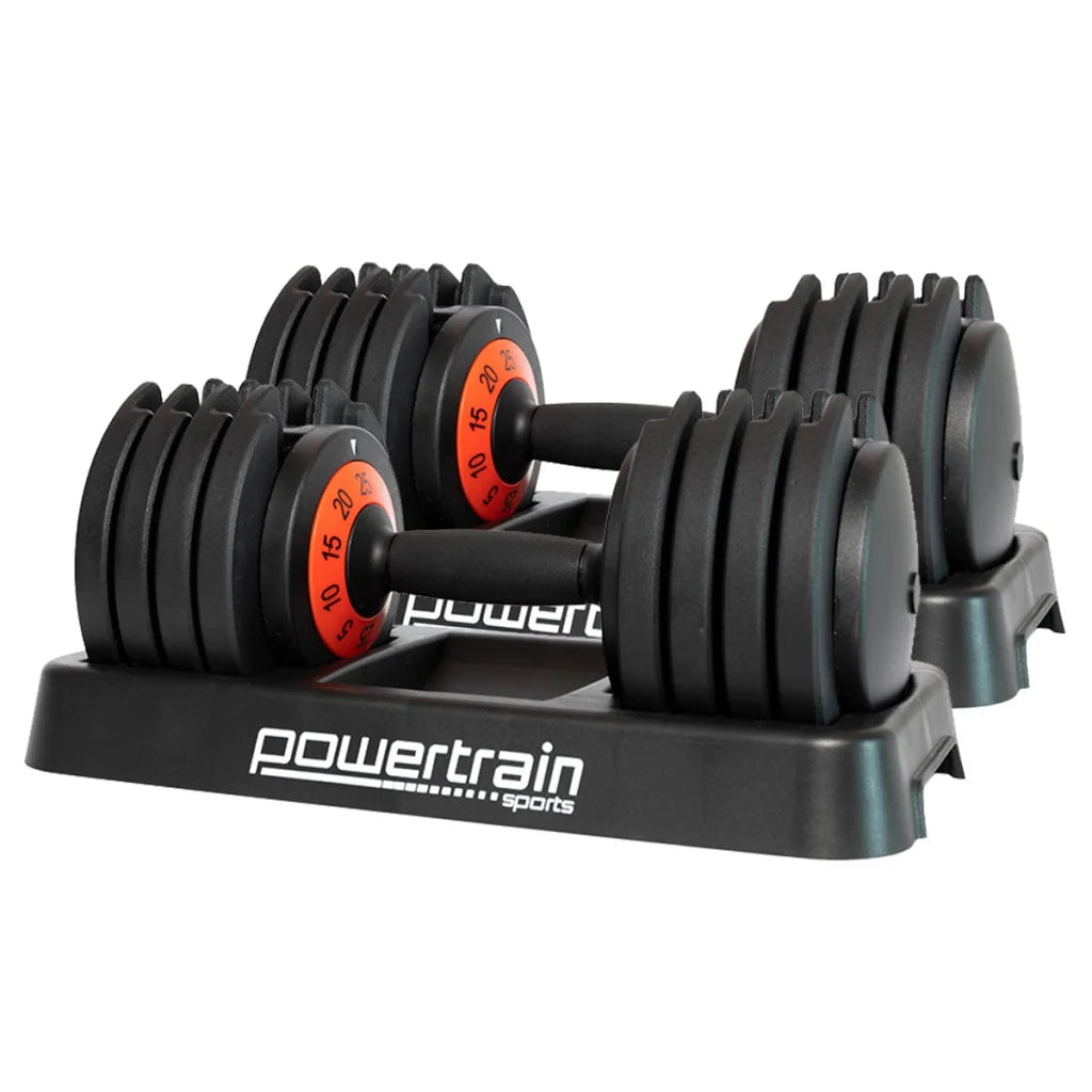 Powertrain GEN2 Pro Adjustable Dumbbell Set - 50kg - Sports
