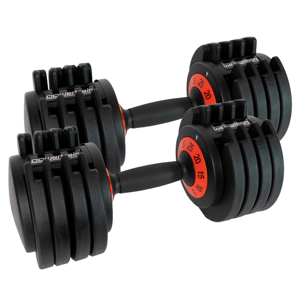 Powertrain GEN2 Pro Adjustable Dumbbell Set - 50kg - Sports