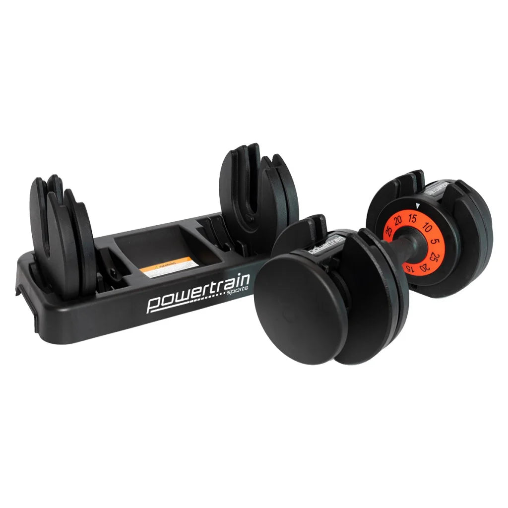 Powertrain GEN2 Pro Adjustable Dumbbell Set - 50kg - Sports