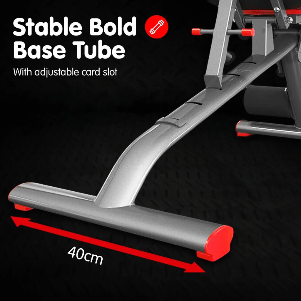 Powertrain Home Gym Bench Adjustable Flat Incline Decline