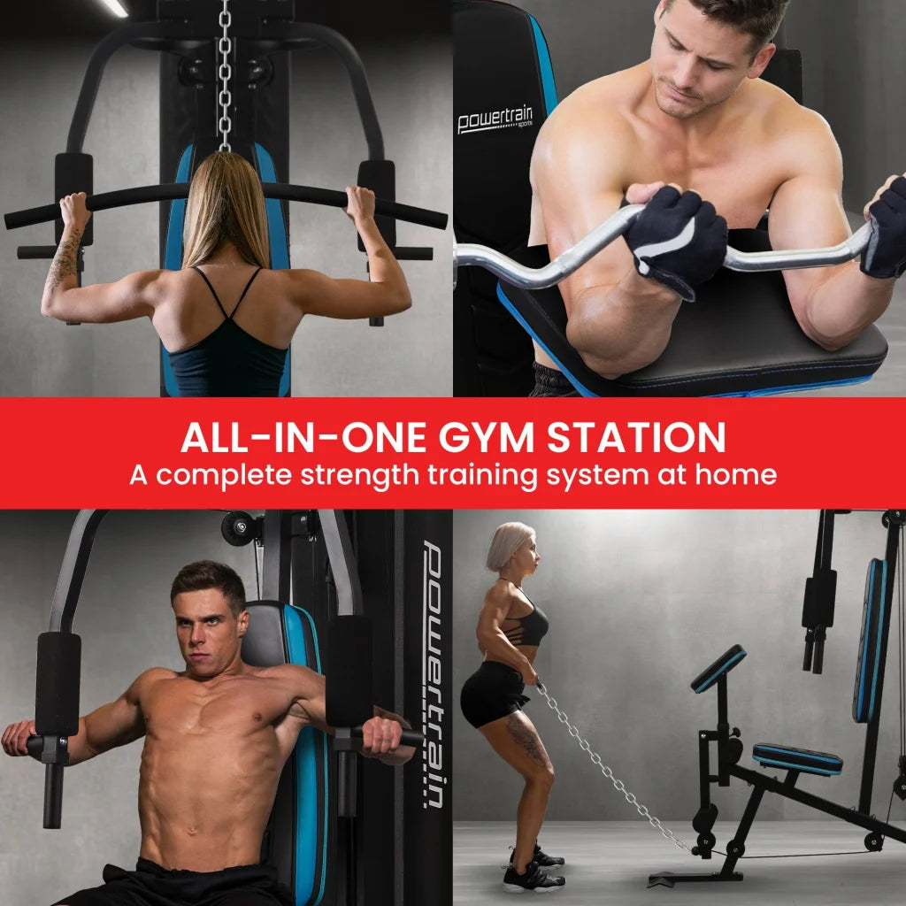 Powertrain JX-300 Multi Station Home Gym 44kg Weight Stack
