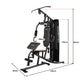 Powertrain Multi Station Home Gym With 68kg Weights