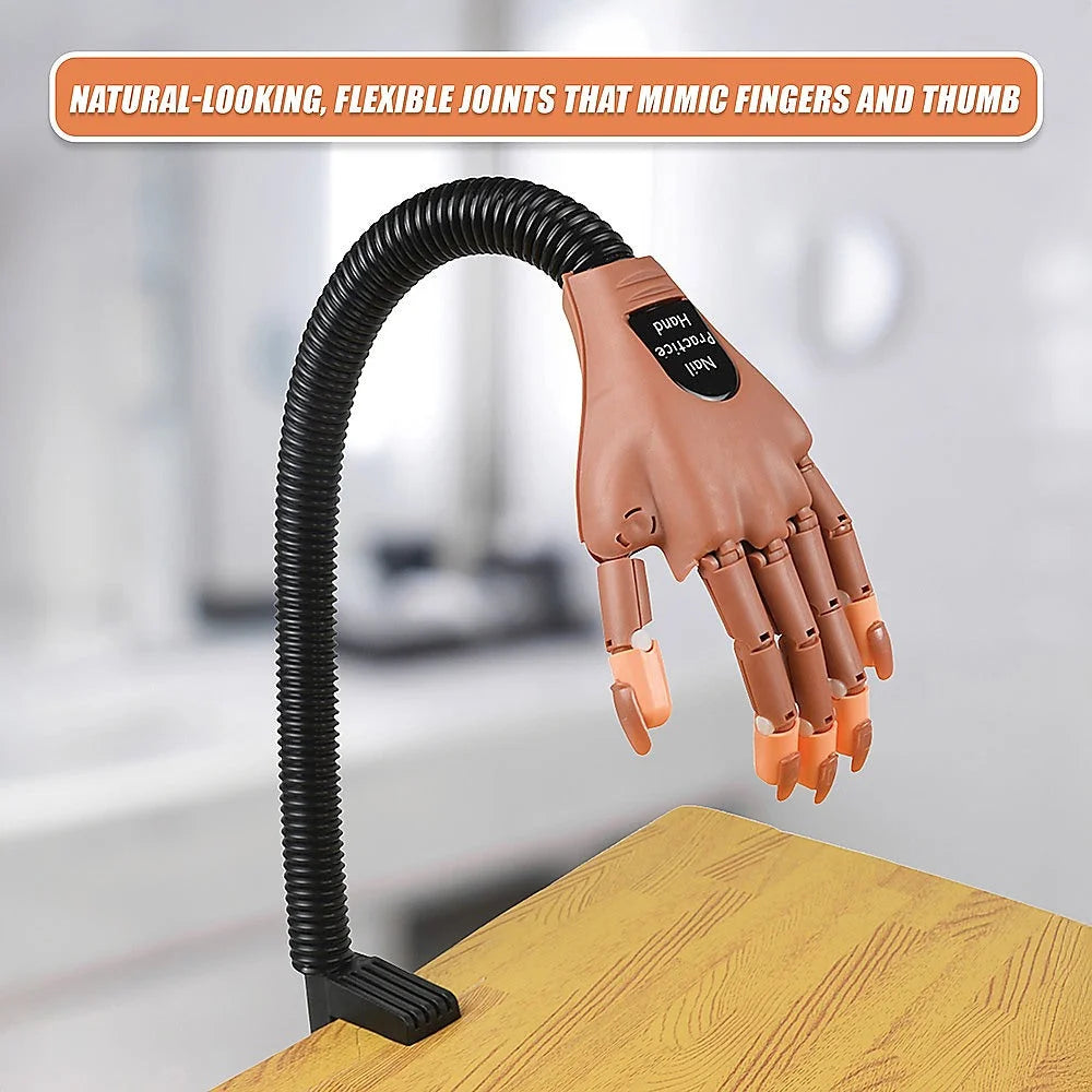 Practice Hand Model for Nail Art Training & Manicure