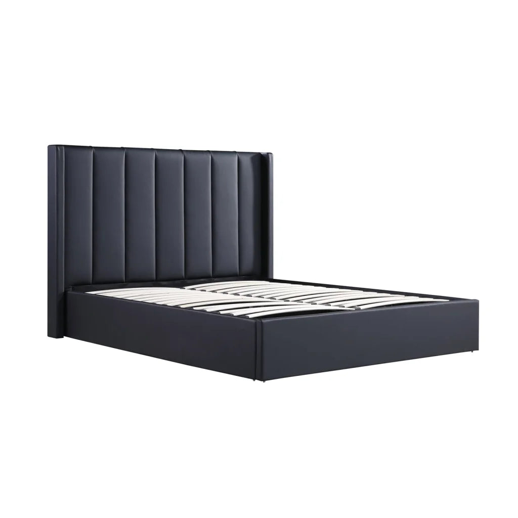 Prado 4pc Fabric Gas Lift Queen Bedroom Suite - Furniture >