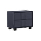 Prado Bedside Table MDF Construction Fabric Upholstery