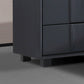 Prado Bedside Table MDF Construction Fabric Upholstery