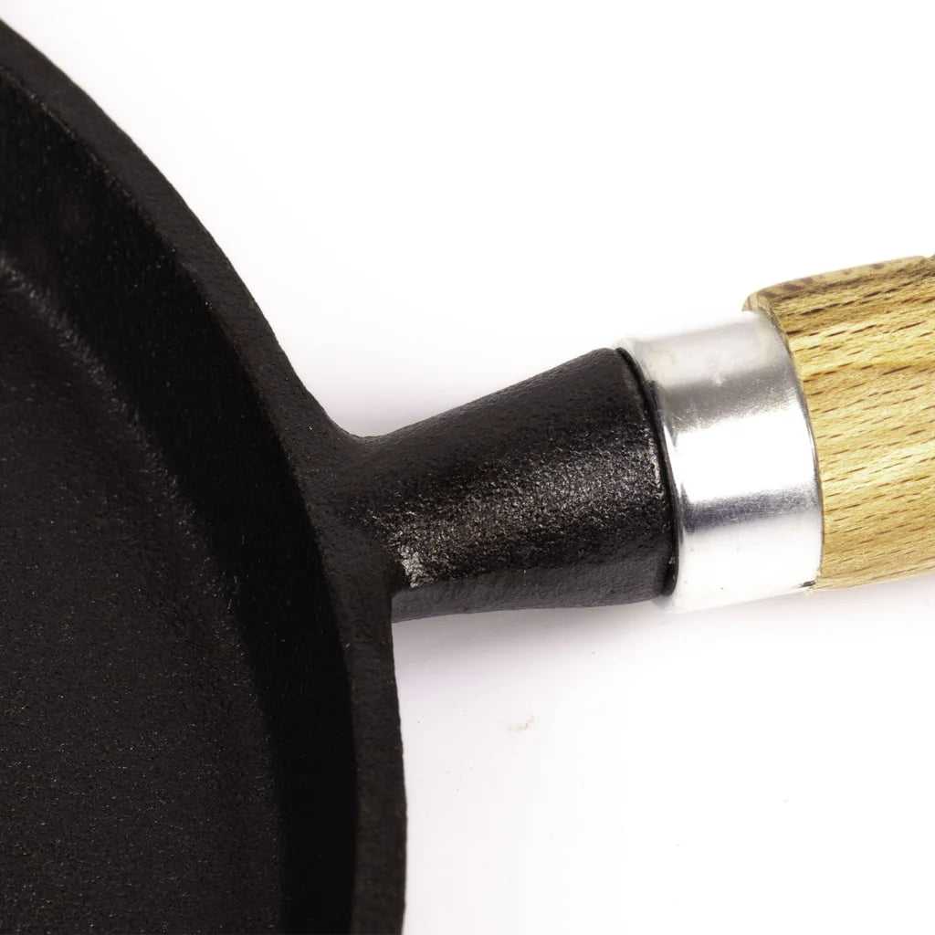 Pre-Seasoned 26cm Cast Iron Fry Pan Cookware Heat-Resistant