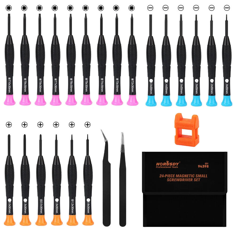 Precision Screwdriver Set 24-Piece Magnetic Small