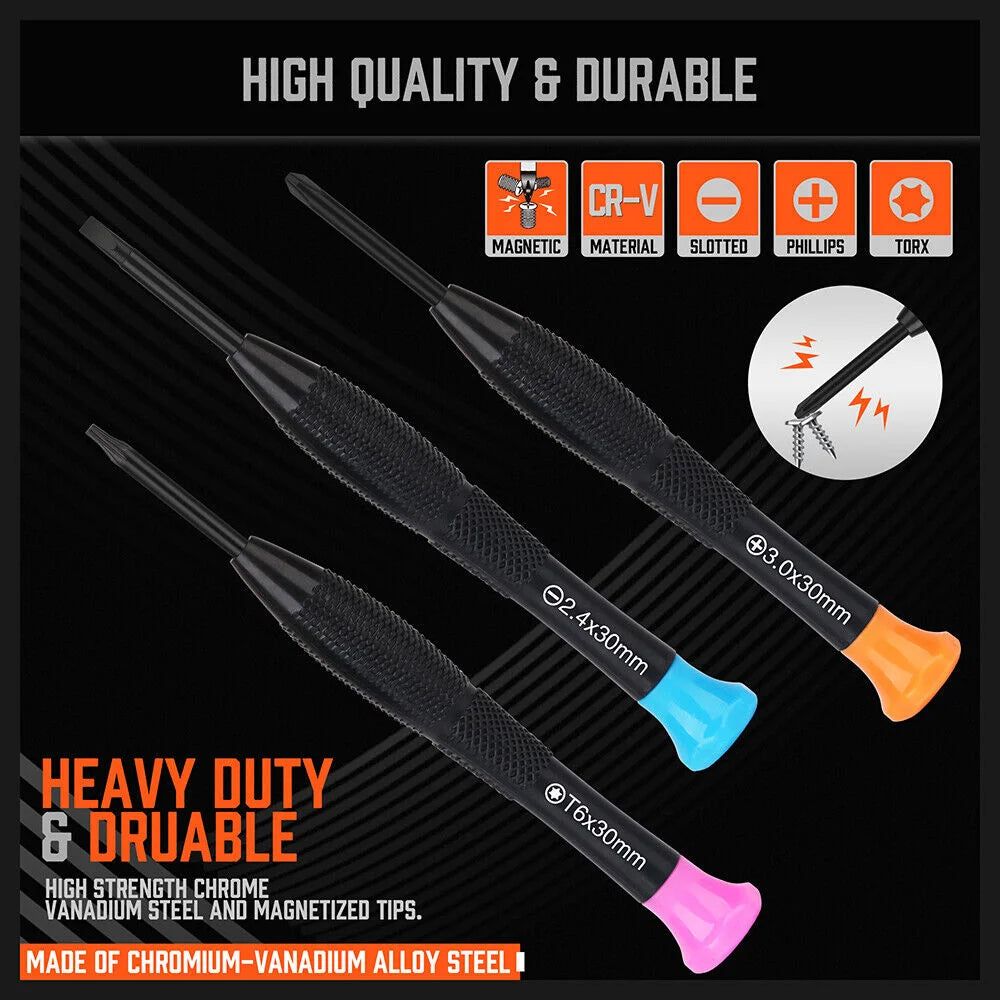 Precision Screwdriver Set 24-Piece Magnetic Small